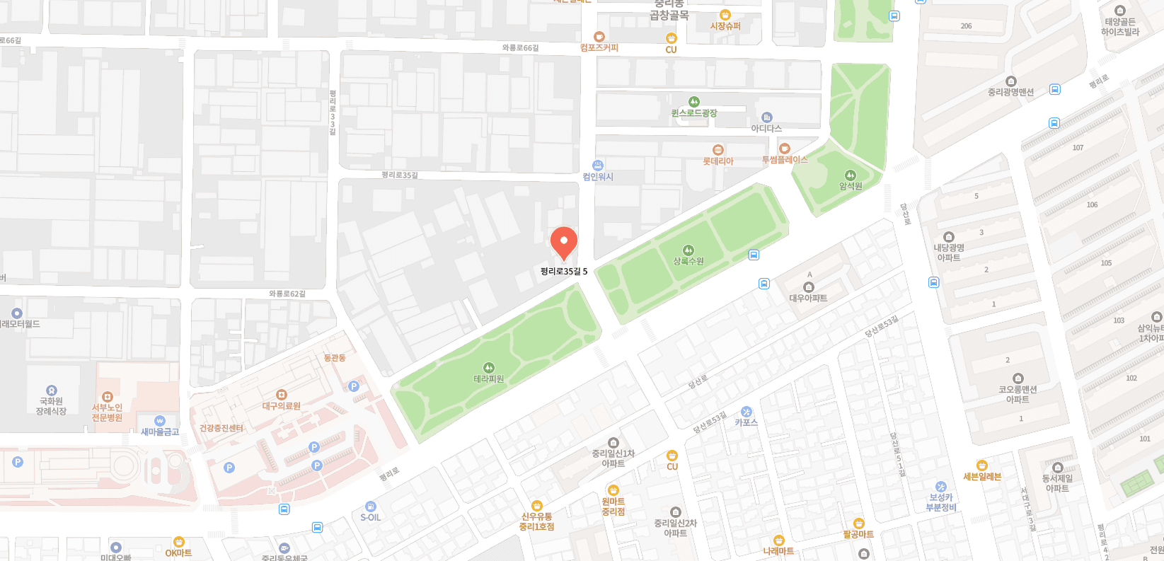 제1공장[금형 공장] 위치 지도